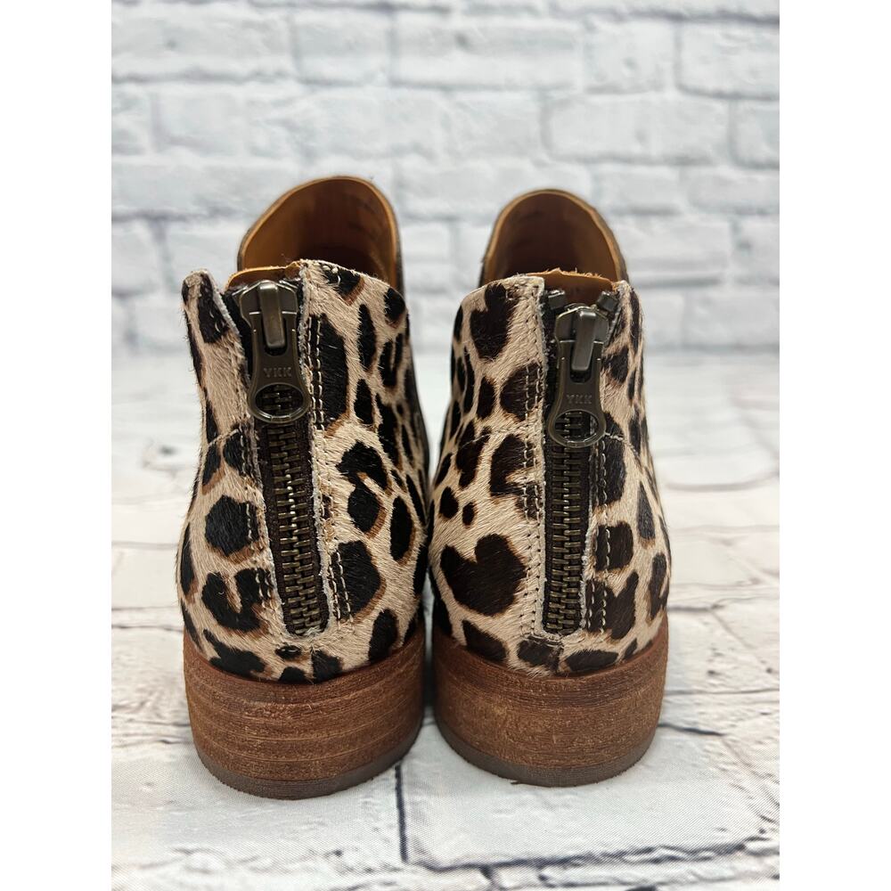 NEW Kork Ease Renny Booties brown Animal Print size 8 Calf Hair & Leather - Picture 4 of 12
